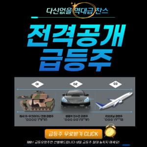 '맥' 짚었다 내일 급등 종목 '大공개' !
