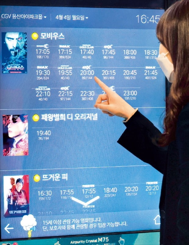 거리두기 완화…심야 영화' 본다 | 한국경제