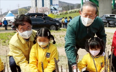 [포토] 전경련, 산불 복구 위한 ‘희망나무 심기’ 