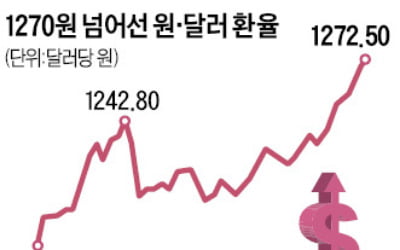 '파죽지세' 환율, 1270원 돌파…홍남기 구두 개입 안 먹혔다