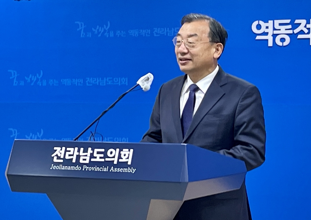 이정현 "50.1%로 당선돼 전남지사로 일하고 싶다" 지지 호소