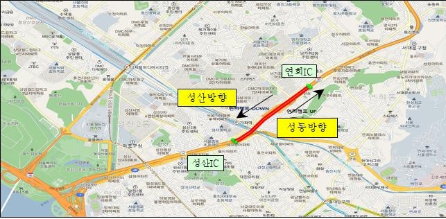 내부순환로 홍제천고가교 보수공사…성산∼연희IC 부분 통제