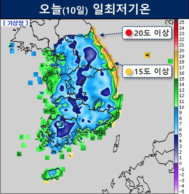 아침 '최저기온'이 20도…갑자기 찾아온 초여름 날씨