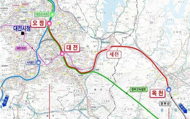 대전∼옥천광역철도 실시설계 착수 "충북남부 발전 견인"