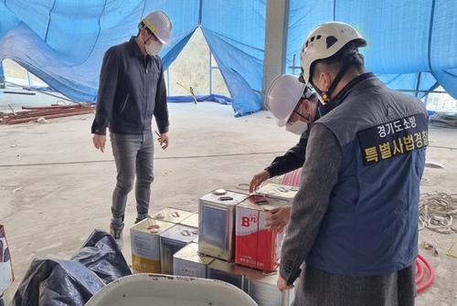 [고침] 지방('언제까지 이럴 건가'…경기도 공사장 안전…)