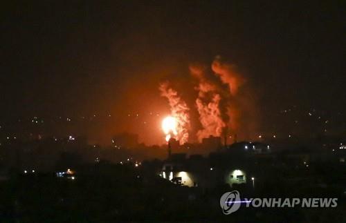 가자지구발 로켓 공격에 이스라엘 또 보복 공습(종합)