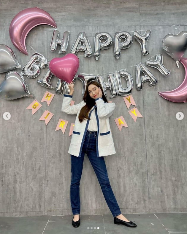 제시카, ♥타일러 권이 준 꽃다발은 뭘까?...생일 축하 감사[TEN★]