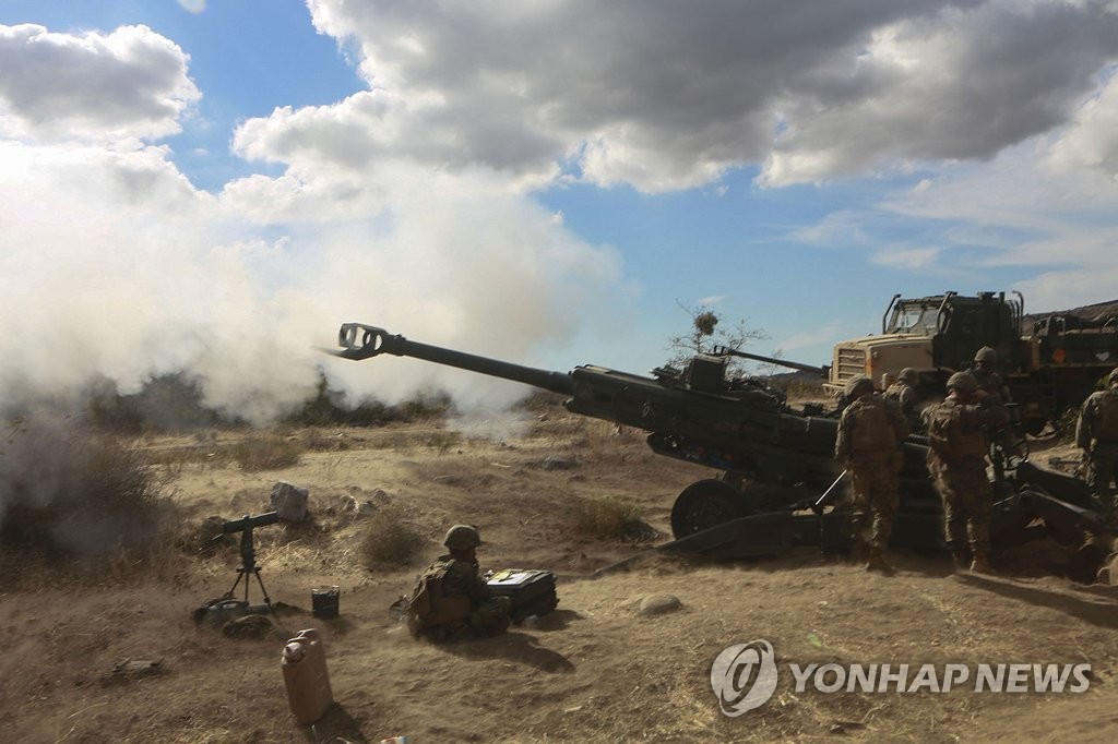 [우크라 침공] 美, 우크라군 50여명에 155mm 곡사포 운용법 직접 훈련