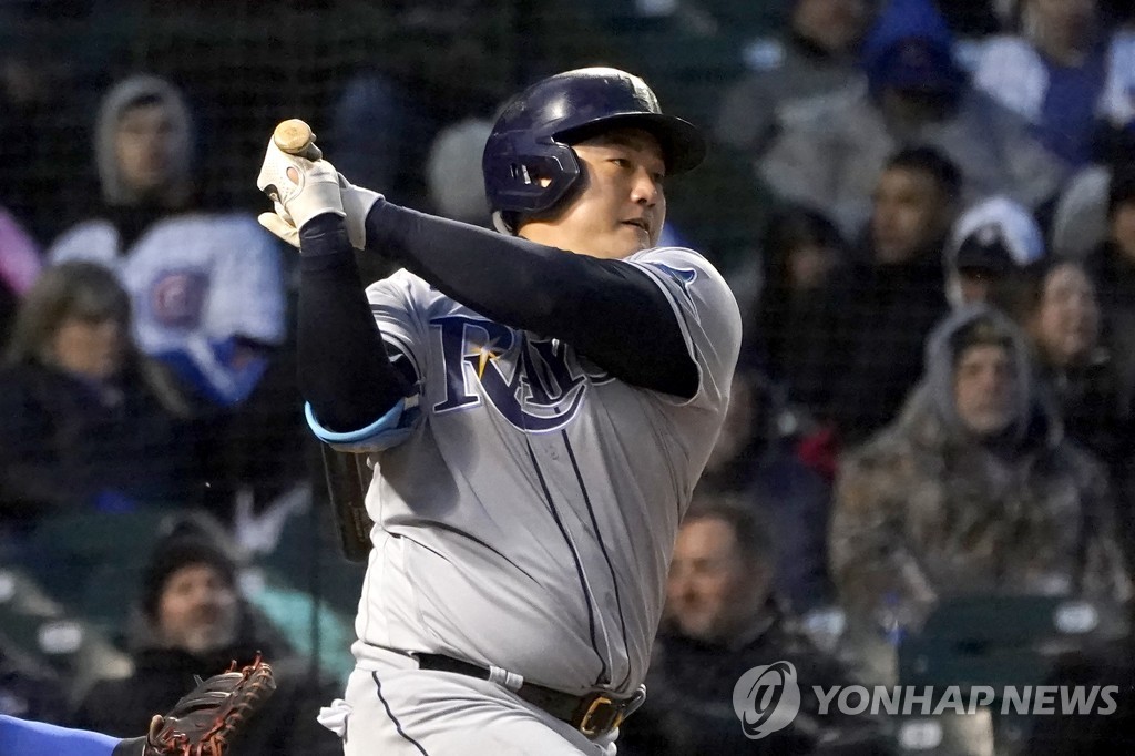 '출루 장인' 최지만, MLB닷컴 타자 파워랭킹 8위