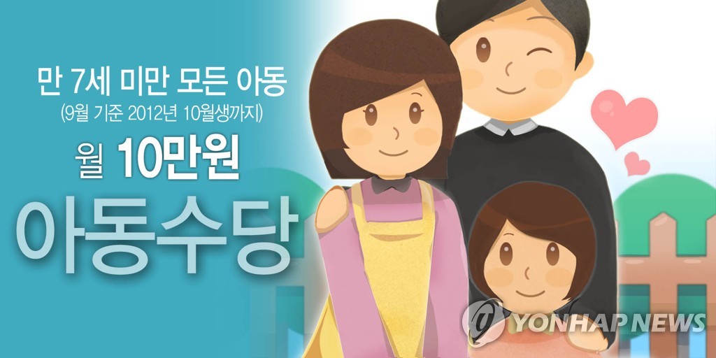 만 7세 아동도 이달부터 월 10만원 아동수당 받는다