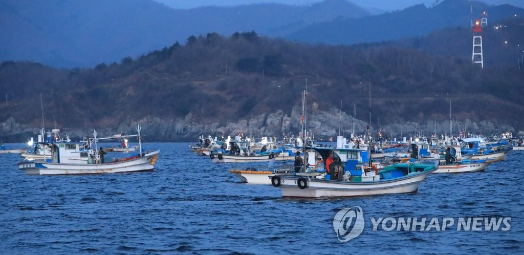 동해 최북단 저도어장 개방…첫날 149척 출어해 조업