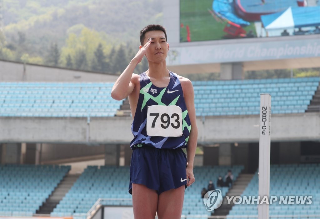 우상혁 "바심·탬베리와 경쟁 즐거워…올림픽에선 이겨야죠"(종합)