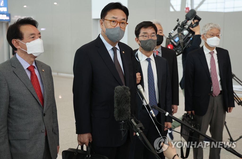 정진석 "친서에 尹당선인 한일관계 의지 담겼을 것"