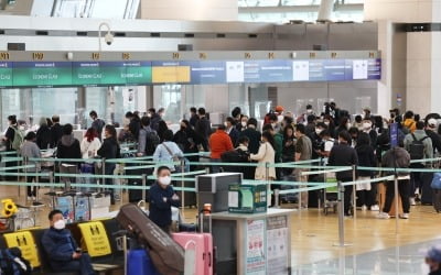 인천공항 이용객 하루 2만명 넘었다…코로나19 이후 2년여만