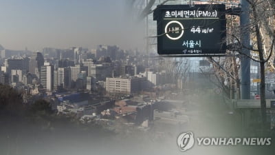 [날씨] 수도권·충남 미세먼지…서울 낮 최고 22도