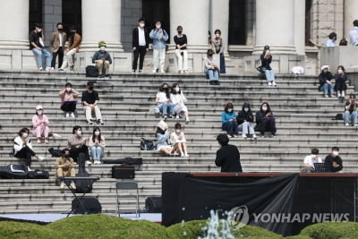 벚꽃은 엔딩, 그래도 축제가 온다…들뜬 대학가