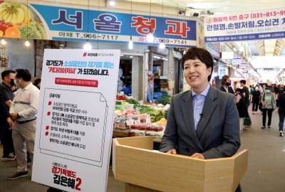 김은혜 국민의힘 경기지사 후보, '소상공인.자영업자  손실보상금 600만원 균등 지급' 공약