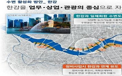 서울 한강변 일대를 '런던 카나리워프'처럼…수변공간 재편 나선다
