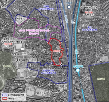 서울 용산 청파동2가 일대 696가구 신축단지로 탈바꿈…재개발구역 지정