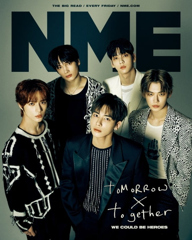 NME 표지모델 장식한 투모로우바이투게더. NME 제공