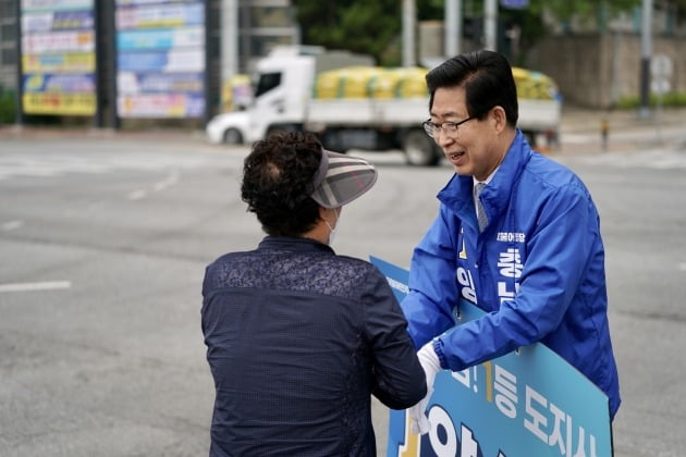 양승조 더불어민주당 충남지사 후보. 양승조 선거사무소 제공