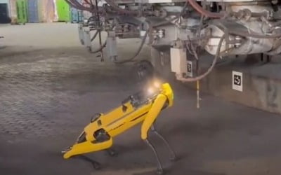 현대차의 로봇개 스폿, 포스코 광양제철소에서 안전관리한다