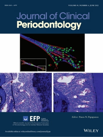 ‘임상 치주과학 저널(Journal of Clinical Periodontology)’ 6월호 커버 이미지에 게재된 하이센스바이오의 치주인대 재생 세포 사진./자료 제공=하이센스바이오