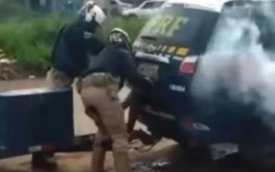 브라질 경찰, 흑인 트렁크에 가둔 뒤 최루탄 던졌다…질식 사망