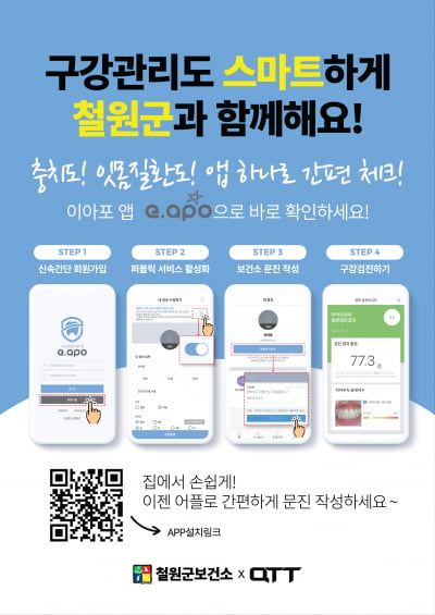 큐티티, 보건소 통한 "AI 구강검진 서비스" 시작