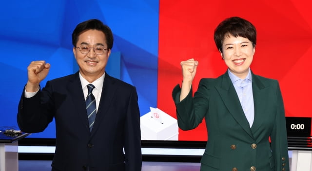 김동연 42.4% vs 김은혜 41.8% '초접전'…강용석 5.1%