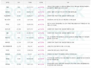 급등 분석 사유 잡기! 오늘의 수익률 종목도 확인 (클릭)