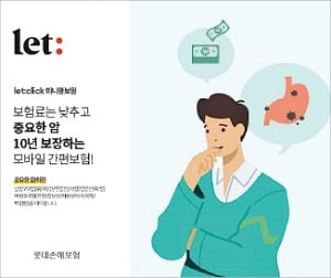 롯데손해보험, 모바일 전용 미니암보험…주요 암 진단비 보장만 담아