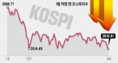 추락하는 코스피…"2500선까지 밀릴 수도"