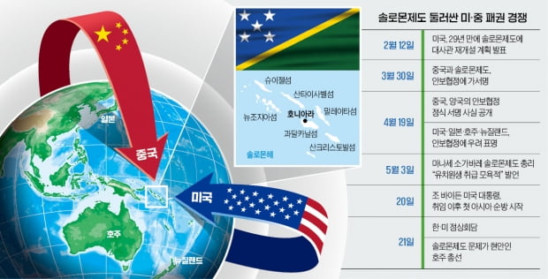 인구 70만 섬나라가 던진 '親中 폭탄'…美 아태동맹 규합에 불붙이다