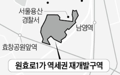 용산 원효로1가에 3316가구