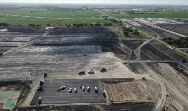 삼성전자의 미국 텍사스주 테일러시 파운드리 공장 부지. 사진=삼성전자 제공