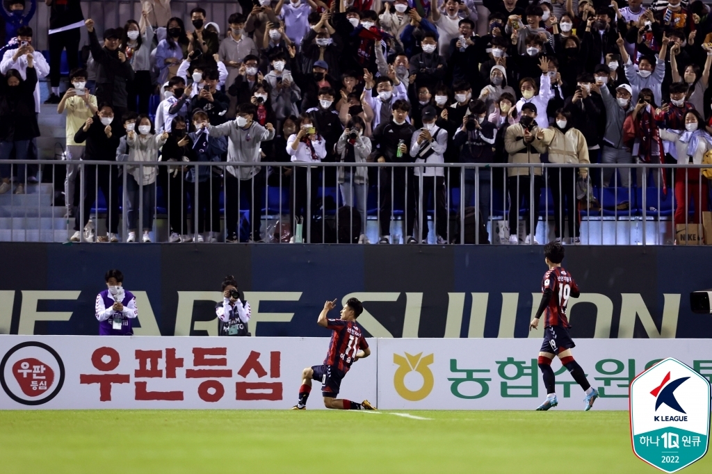 김천 조규성·수원FC 이승우 뜨거운 발끝, 어버이날도 계속될까