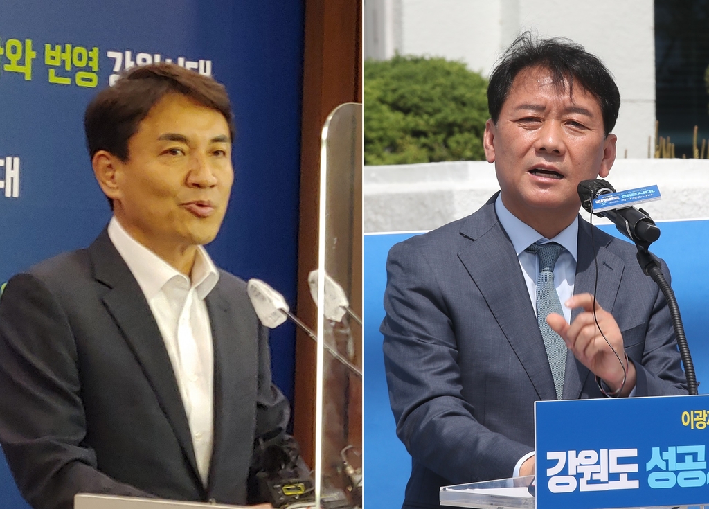 김진태 "자영업자 손실 메우겠다"…이광재 "강원도에 뼈 묻겠다"