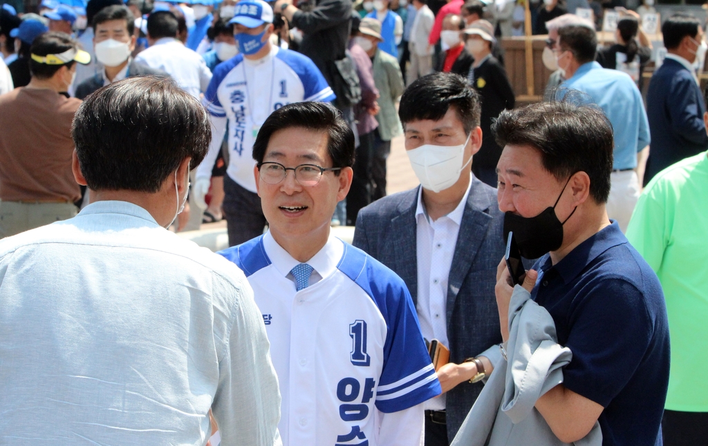 대전·세종·충남 광역단체 후보들 막판 현장 유세에 주력