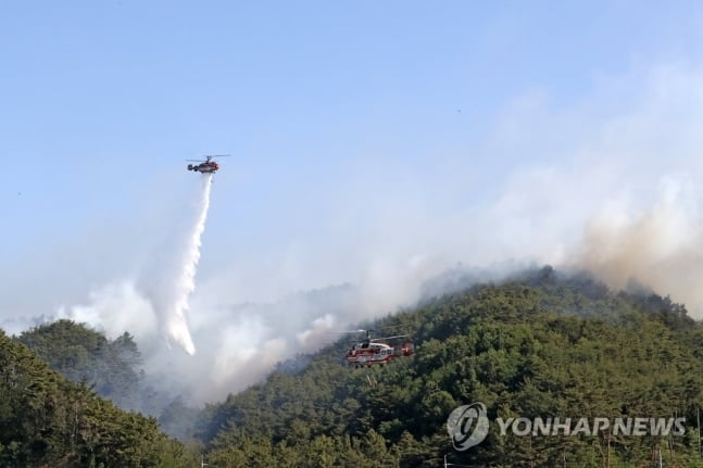 "울진 산불 주불 잡았다"…꼬박 하루만에 진화