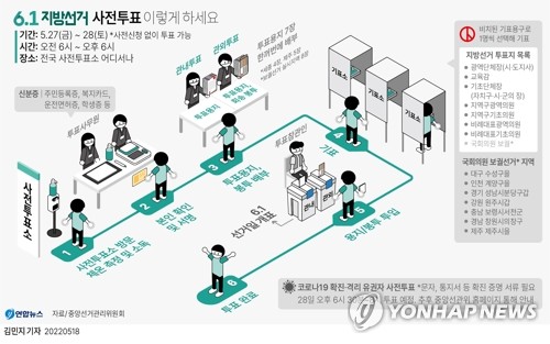 [사전투표] 오늘 오전 6시 시작…전국 3551곳 어디서나 가능