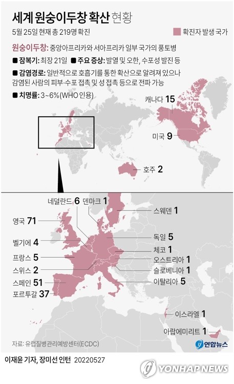 바이러스 전문가들 "원숭이두창 전파 우려…신속 대응 나서야"