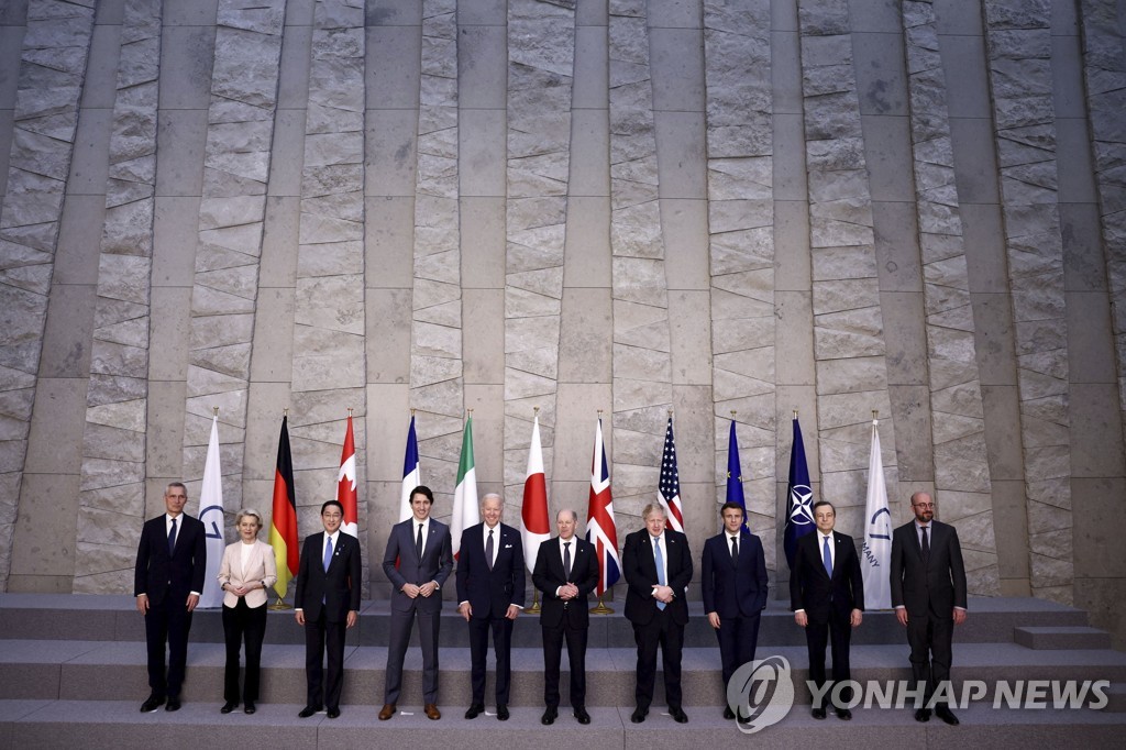 [우크라 침공] G7, 2차대전 종전 8일 젤렌스키와 화상 정상회의