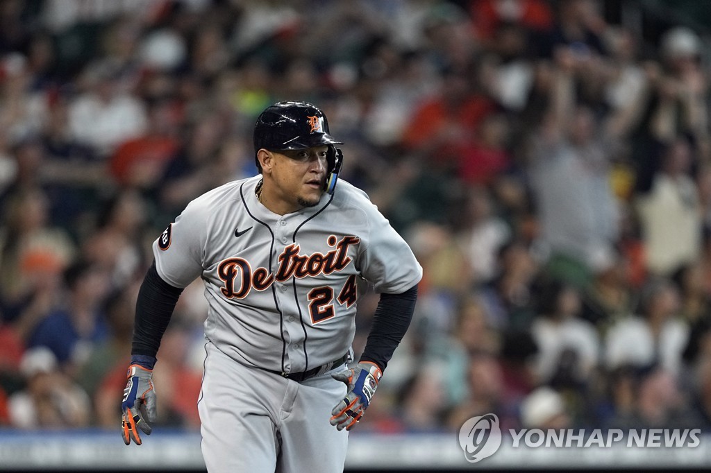 카브레라, MLB 역대 3번째 3천안타-500홈런-600 2루타 달성