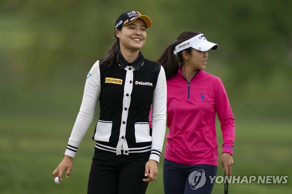 전인지, LPGA 투어 파운더스컵 3R 공동 8위…이민지 단독 선두