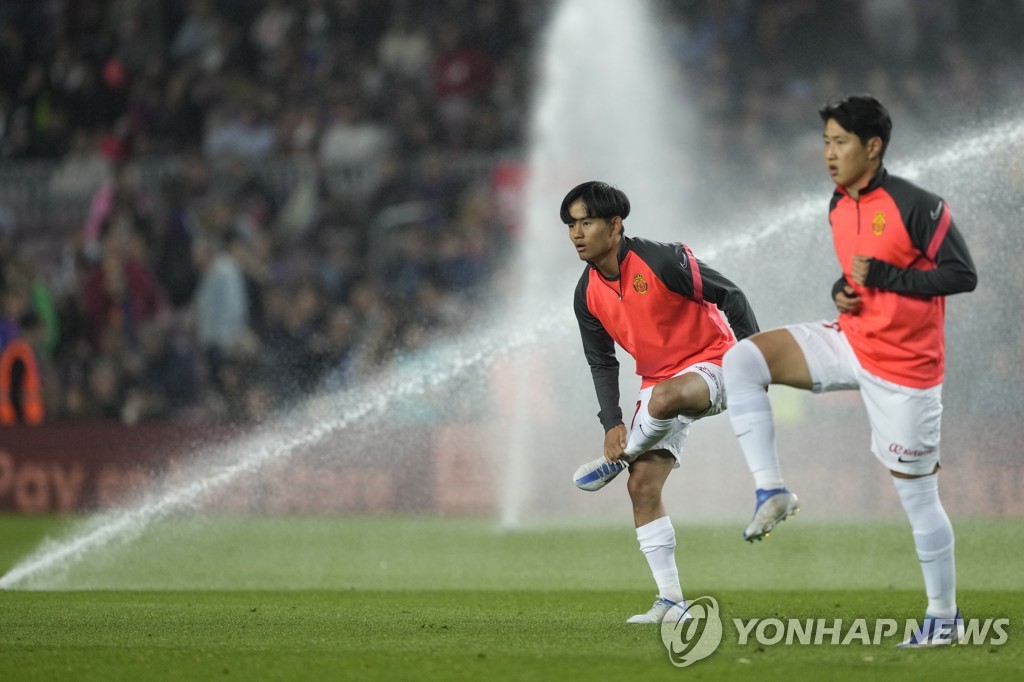 '이강인 교체 출전' 마요르카, 바르셀로나에 1-2 패배