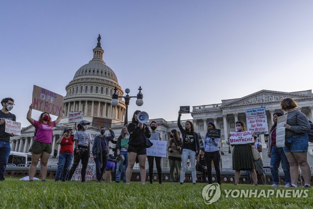 美 상원, '낙태권 입법' 일단 실패…중간선거 앞두고 공방 가열