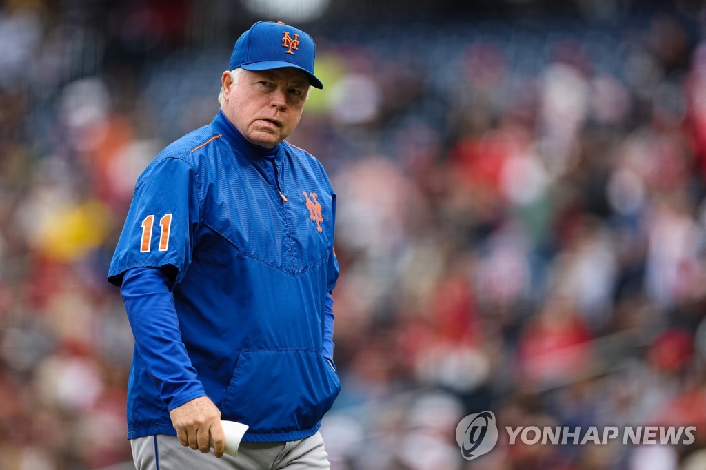 MLB 뉴욕 메츠 쇼월터 감독, 빈볼 시비로 1경기 출장정지 징계