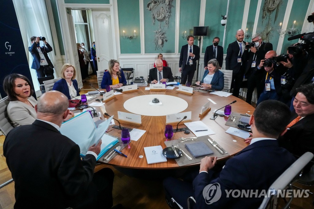 G7, 우크라 곡물 육로 수출 고심…"글로벌 식량위기" 경고