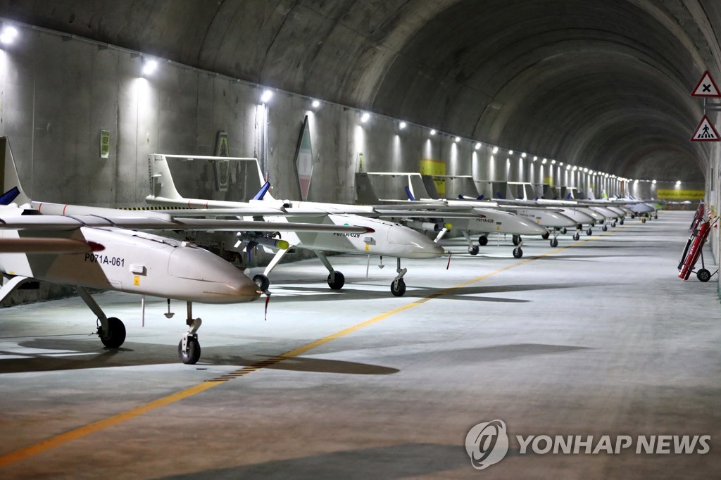 [월드＆포토] 이란 지하 '비밀 드론 기지' 공개